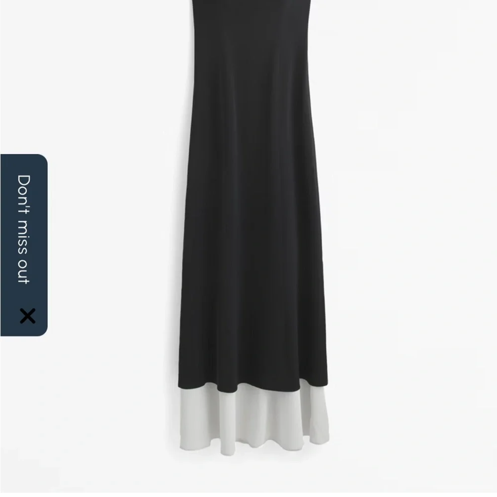 Abercrombie Contrast Tie-Back Maxi Dress